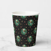 クラークグリスウォルドクリスマスリースパターン 紙コップ (左)