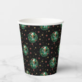クラークグリスウォルドクリスマスリースパターン 紙コップ (正面)