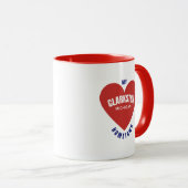 クラークストンミシガンホームタウンコーヒーマグ マグカップ (正面右)