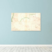 クラークスビル、テン、ダルトン、ガ キャンバスプリント (インサイチュ (ウッドフロア))