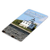 クラークズポイントライトハウスマサチューセッツ州フレキシマグネット マグネット (左側)