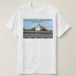 クラークズポイントライトハウス、マサチューセッツ州Tシャツ Tシャツ