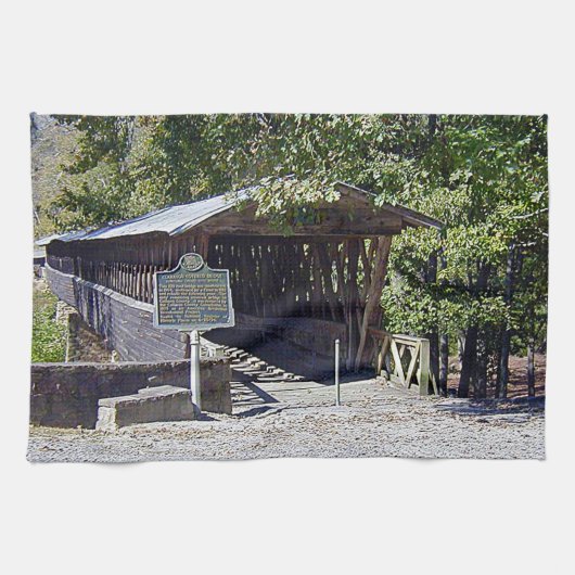 クラークソンカバーブリッジアラバマ キッチンタオル (横)