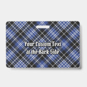 クラークタータンチェック バッジ (裏面)