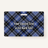 クラークタータンチェック バッジ (裏面)