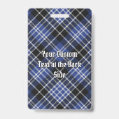 クラークタータンチェック バッジ (裏面)