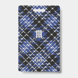 クラークタータンチェック バッジ