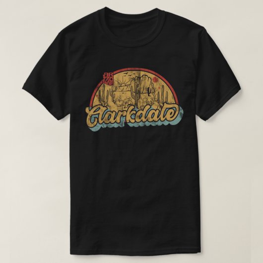 クラークデール(アリゾナ州)Tシャツ Tシャツ (デザイン正面)