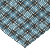 クラークブルー,ホワイトとブラックスコットランドタータンチェック ショートテーブルランナー (コーナー)