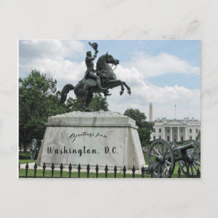 クラークミルズAndrew Jackson Lafayette Sqワシントン ポストカード