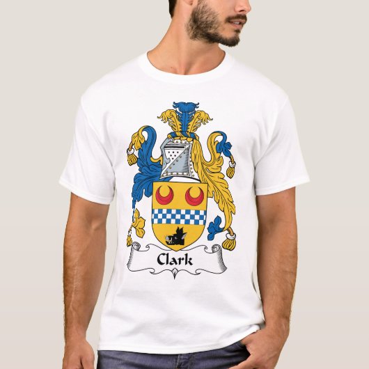 クラーク家紋 Tシャツ (正面)