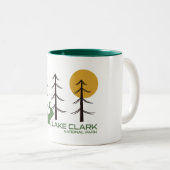 クラーク湖国立公園トレイル ツートーンマグカップ (正面右)