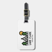 クラーク湖国立公園 ラゲッジタグ (正面縦)