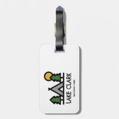 クラーク湖国立公園 ラゲッジタグ (裏面縦)