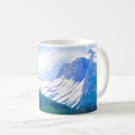 クラーク湖 コーヒーマグカップ (正面右)