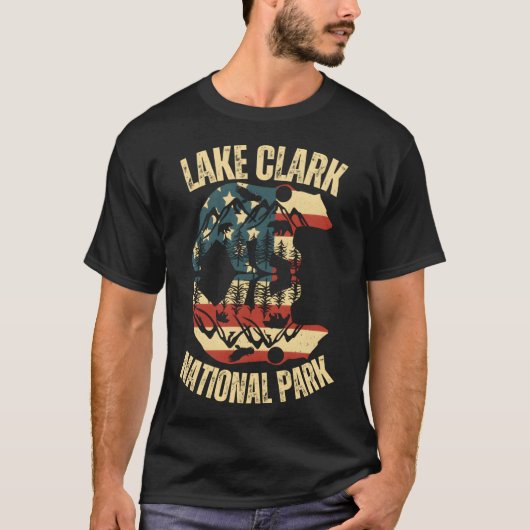 クラーク湖�山の精霊 Tシャツ (正面)