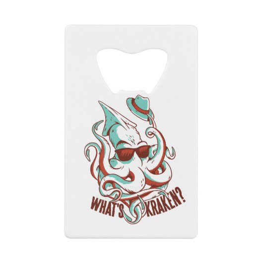 クラーケンって何だ？ クレジットカード栓抜き (正面)