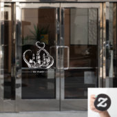 クラーケンのタコ帆船航海の ウィンドウサイン (オフィスドア)