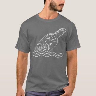 クラーケンのボトル Tシャツ
