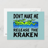 クラーケンのポストカードをリリース ポストカード (正面/裏面)