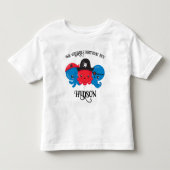 "クラーケンはどこ?』 タコの海賊 子供の誕生日 トドラーTシャツ (正面)
