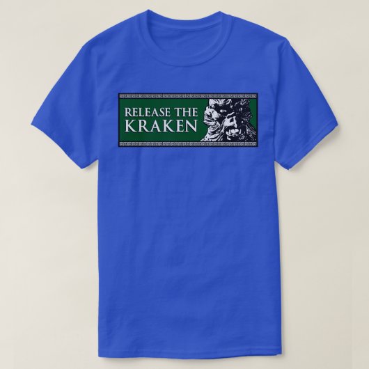 クラーケンを釈放する Tシャツ (デザイン正面)