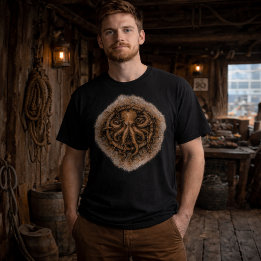クラーケンマーク海賊シジル Tシャツ