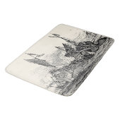 クラーケン攻撃船ヴィンテージス航海のタンパンク バスマット (アングル)