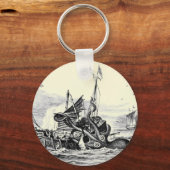クラーケン攻撃!キーホルダー キーホルダー (正面)