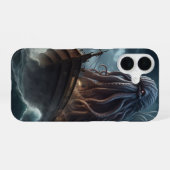クラーケン攻撃 iPhone 16ケース (裏面横)