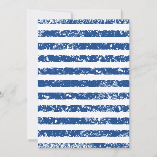 クラーケン海賊タコ誕生日の招待状 サンキューカード (裏面)