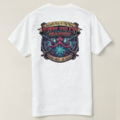 クラーケン - レッド・オクトーバー ロゴ Tシャツ (デザイン裏面)