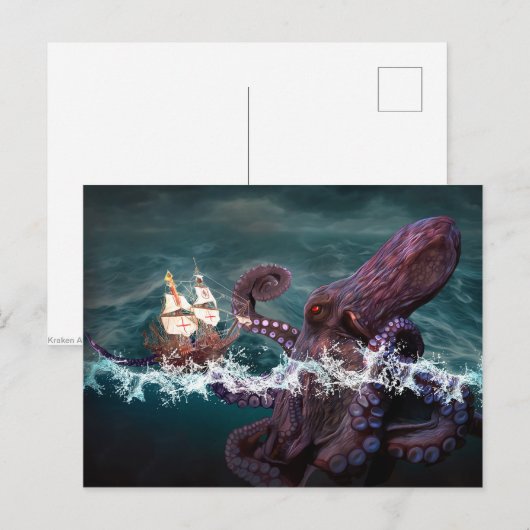 クラーケン(2) ポストカード (正面/裏面)
