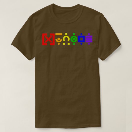 クラーコーンのXPRIDE Tシャツ (デザイン正面)