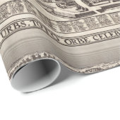 クラースJansz著パリの1618地図。 Visscher ラッピングペーパー (ロールコーナー)