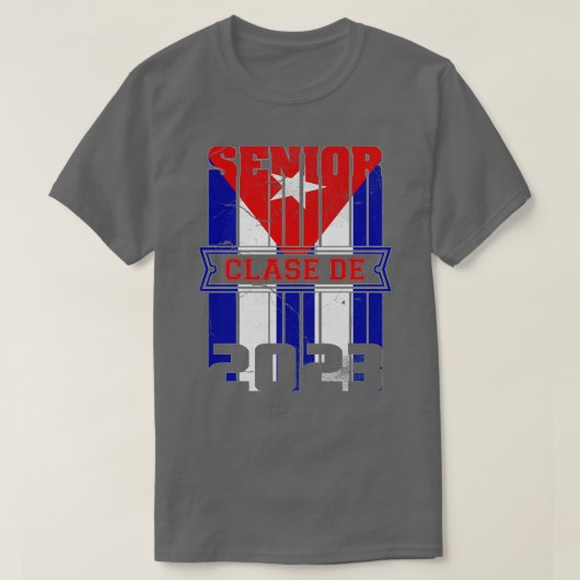 クラーゼ・デ2023キューバ国旗 Tシャツ (デザイン正面)