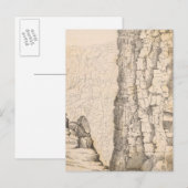 クラーター、キラウエア、ハワイの城壁 ポストカード (正面/裏面)