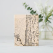 クラーター、キラウエア、ハワイの城壁 ポストカード (スタンド正面)