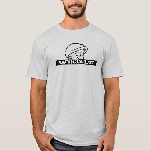 クラートゥ・バラダ・スラッゴ Tシャツ (正面)