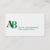 クラーミットイニシャル 名刺 (裏面)