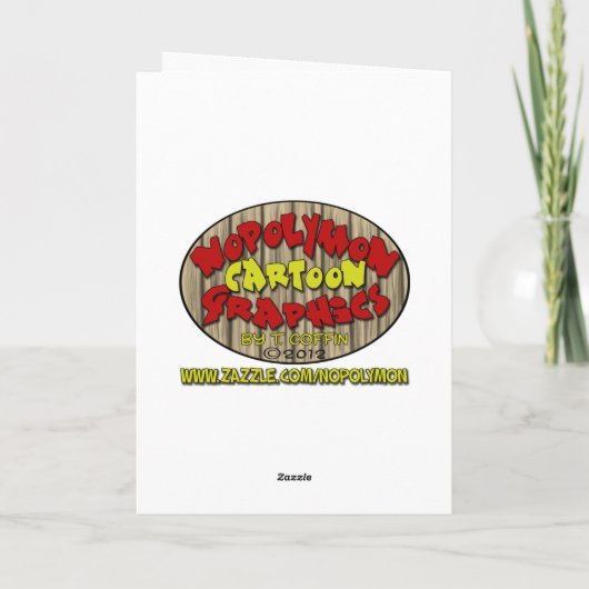 クリおもしろいスマスカード:サイズの問題 シーズンカード (裏面)