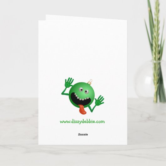 クリおもしろいスマスカード シーズンカード (裏面)