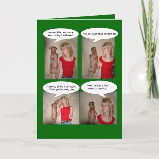 クリおもしろいスマスカード シーズンカード (正面)