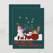 クリおもしろいスマスカード シーズンカード (正面/裏面)