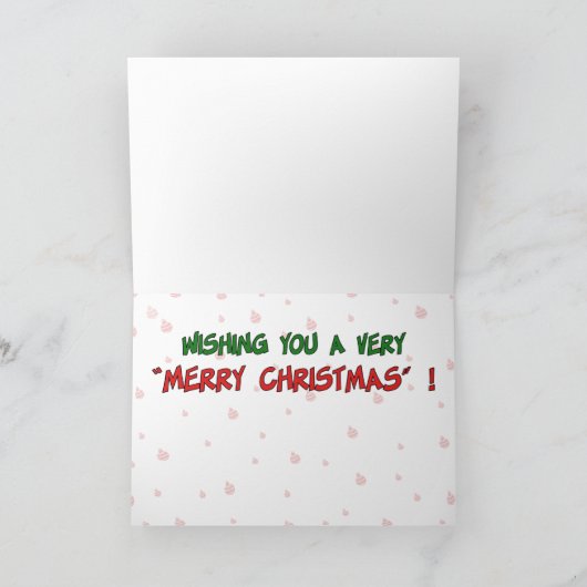 クリおもしろいスマスカード：商談 シーズンカード (内部)