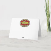 クリおもしろいスマスカード:詰まった シーズンカード (裏面)