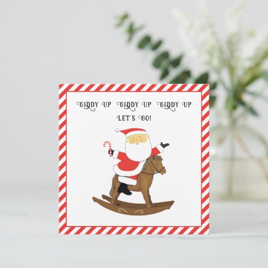 クリおもしろいスマスホリデーカード シーズンカード (スタンド正面)