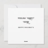 クリおもしろいスマスホリデーカード シーズンカード (裏面)