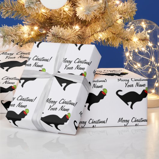 クリおもしろいスマス小妖精や小人紙 ラッピングペーパー (クリスマス)