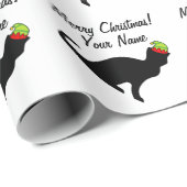 クリおもしろいスマス小妖精や小人紙 ラッピングペーパー (ロールコーナー)